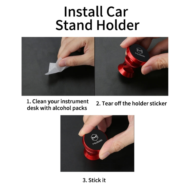 Mcdodo CM-2571 Yao Series Car Air Outlet Vent Mount Phone Holder Stand, For iPhone, Samsung, Huawei, Lenovo, Xiaomi, Sony, HTC(Red) - Universal Car Holders by Mcdodo | Online Shopping UK | buy2fix