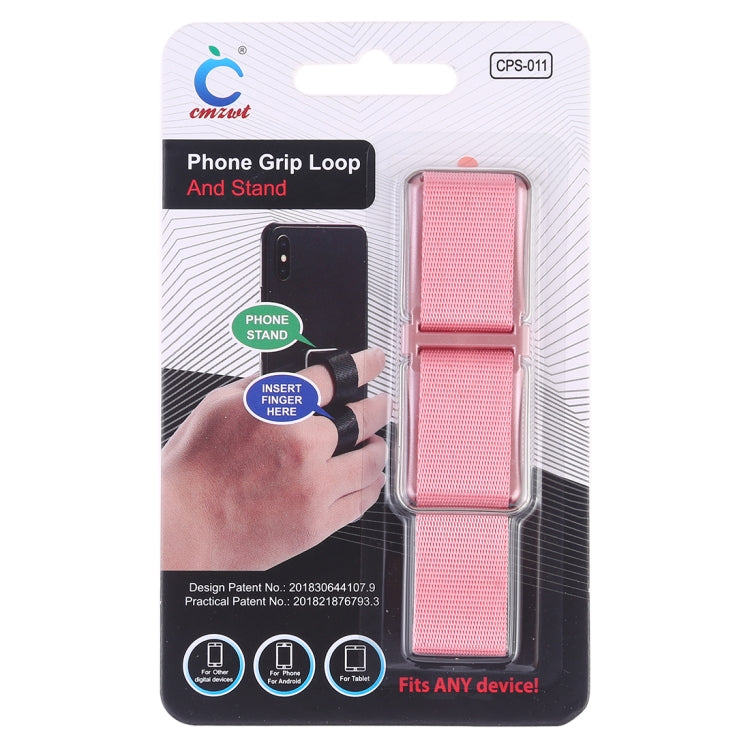 CPS-011 Universal Phone Grip Loop & Stand Holder (Pink) - Ring Holder by buy2fix | Online Shopping UK | buy2fix