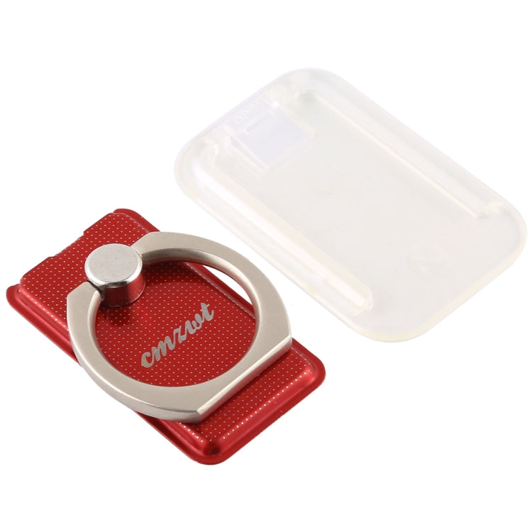 CPS-013 360 Degrees Rotate Freely Removable Magnetic Ring Stand Phone Holder, Support Wireless Charging(Red) - Ring Holder by buy2fix | Online Shopping UK | buy2fix