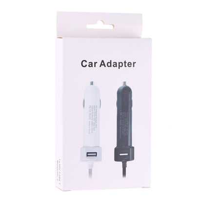 60W 5.1V 2.1A USB Interface Car Charger with 16.5V 3.65A L MagSafe Interface Data Cable(White) - In Car by buy2fix | Online Shopping UK | buy2fix