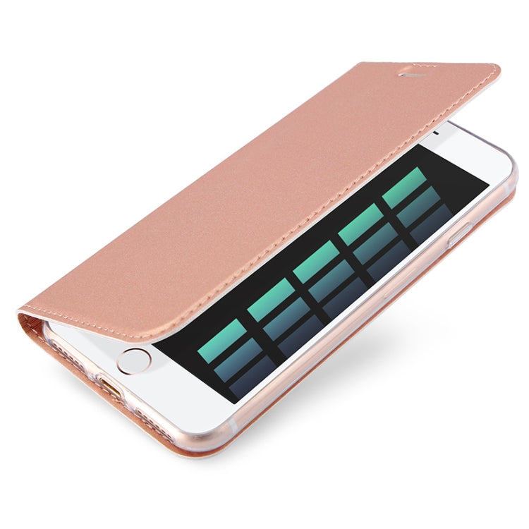 DUX DUCIS Skin Pro Series Leather Case for iPhone SE 2022 / SE 2020 / 8 / 7(Rose Gold) - More iPhone Cases by DUX DUCIS | Online Shopping UK | buy2fix