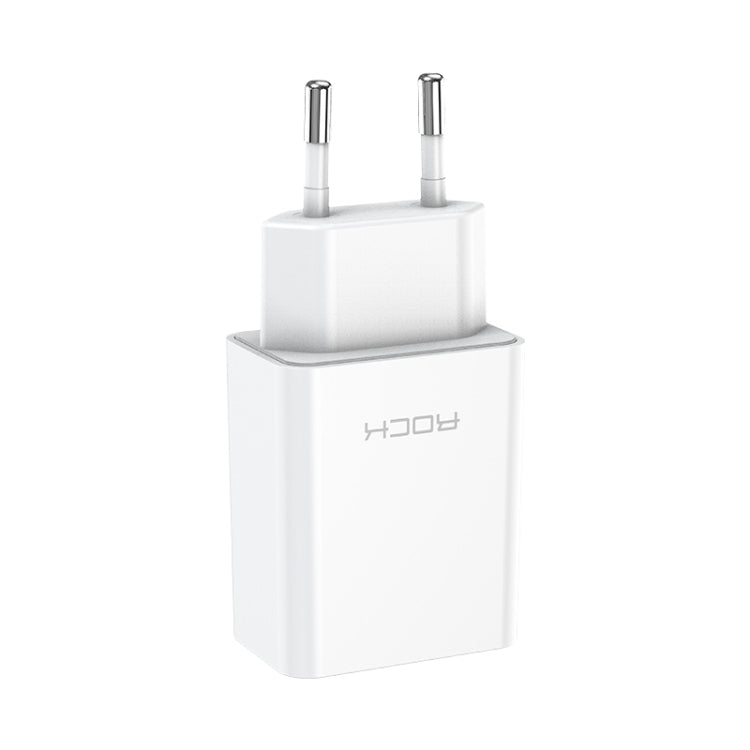 ROCK T12 Pro 20W PD USB-C / Type-C Single Port Travel Charger, EU Plug - Mobile Accessories by ROCK | Online Shopping UK | buy2fix