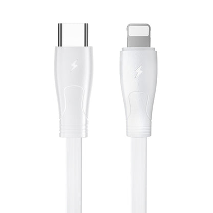 WK WDC-100 1m 2.0A Output Speed Pro Series PD 18W Fast Charging USB-C / Type-C to 8 Pin Data Sync Charging Cable (White) - Normal Style Cable by WK | Online Shopping UK | buy2fix