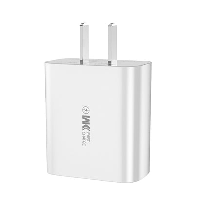 WK WP-U109 Max 20W USB + Type-C Fast Charging with Digital Display , Plug Type: US Plug - Apple Accessories by WK | Online Shopping UK | buy2fix