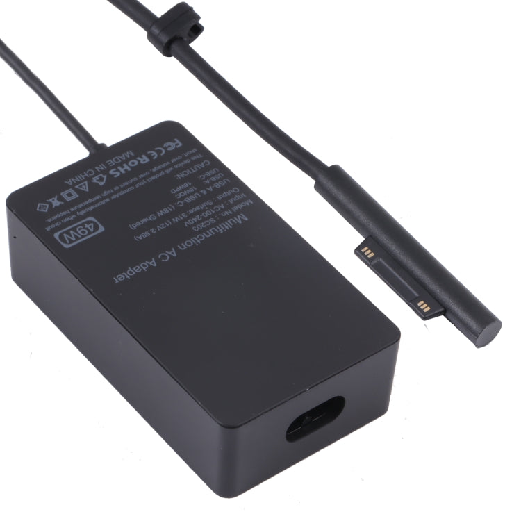 SC203 12V 2.58A 49W AC Power Charger Adapter For Microsoft Surface Pro 6/Pro 5/Pro 4（UK Plug） - For Microsoft by buy2fix | Online Shopping UK | buy2fix