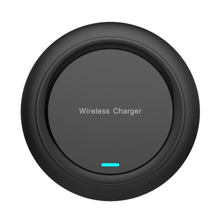 Q18 Fast Charging Qi Wireless Charger Station with Indicator Light(Black) - Wireless Charger by buy2fix | Online Shopping UK | buy2fix