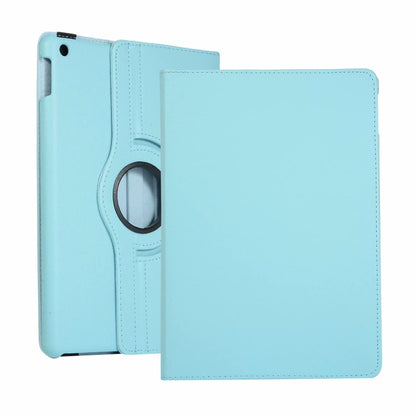 For iPad 10.2 / iPad Air 2019 10.5 / iPad 10.2 2020 Litchi Texture Horizontal Flip 360 Degrees Rotation Leather Case(Sky Blue) - iPad 10.2 Cases by buy2fix | Online Shopping UK | buy2fix