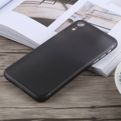 For iPhone XR Ultra-thin Frosted PP Case(Black) - Apple Accessories by buy2fix | Online Shopping UK | buy2fix