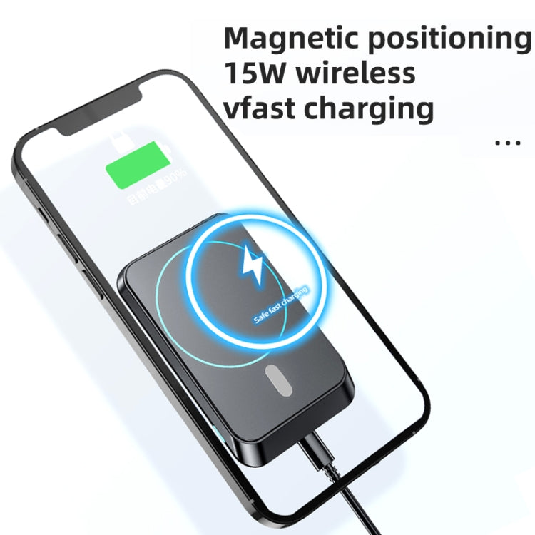 JJT-969 15W Max Output Magnetic Car Air Outlet Bracket Wireless Charger(Black) - In Car by buy2fix | Online Shopping UK | buy2fix