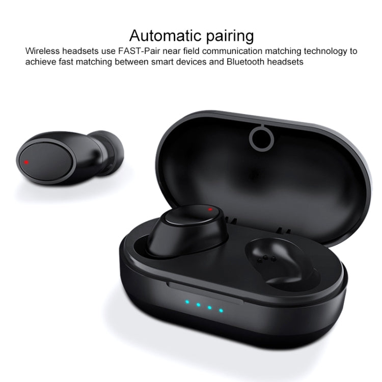 Air3 TWS V5.0 Wireless Stereo Bluetooth Headset with Charging Case, Support Intelligent Voice(Black) - TWS Earphone by buy2fix | Online Shopping UK | buy2fix