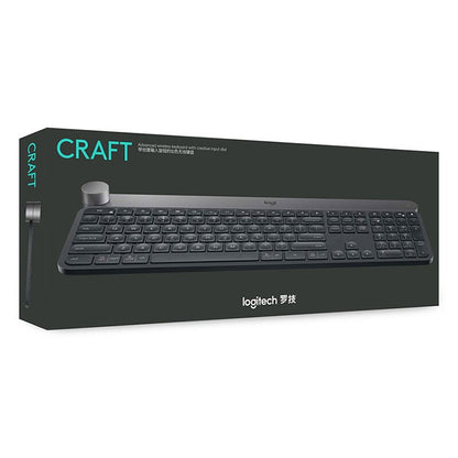 Logitech Craft Wireless Smart Bluetooth Dual Mode Silent Keyboard(Black) - Wireless Keyboard by Logitech | Online Shopping UK | buy2fix