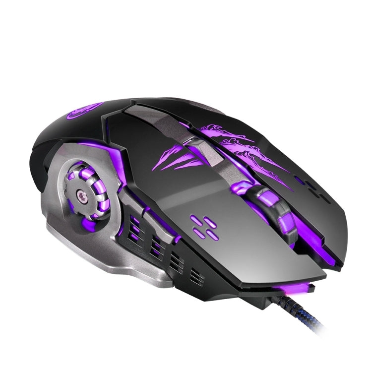 Apedra iMICE A8 High Precision Gaming Mouse LED Four Color Controlled Breathing Light USB 6 Buttons 3200 DPI Wired Optical Gaming Mouse for Computer PC Laptop(Black) - Wired Mice by iMICE | Online Shopping UK | buy2fix