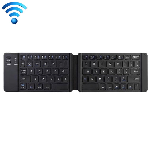 K018 USB Charging Foldable 67 Keys Bluetooth Wireless Keyboard (Black) -  by buy2fix | Online Shopping UK | buy2fix