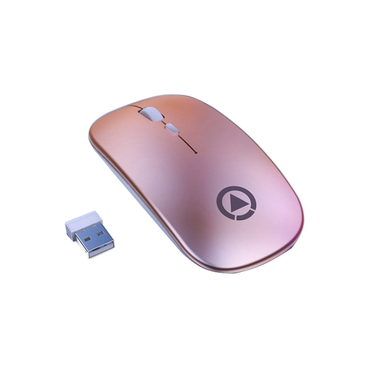 YINDIAO A2 2.4GHz 1600DPI 3-modes Adjustable Wireless Silent Mouse, Battery Powered(Rose Gold) - Computer & Networking by YINDIAO | Online Shopping UK | buy2fix