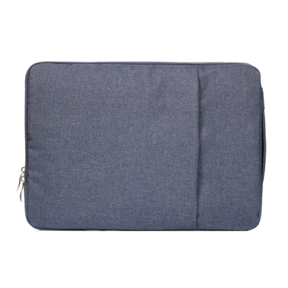 15.4 inch Universal Fashion Soft Laptop Denim Bags Portable Zipper Notebook Laptop Case Pouch for MacBook Air / Pro, Lenovo and other Laptops, Size: 39.2x28.5x2cm (Dark Blue) - 15 inch by buy2fix | Online Shopping UK | buy2fix