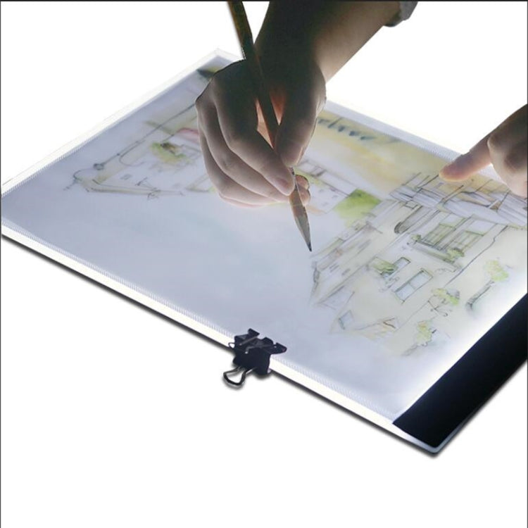 Ultra-thin A4 Size Portable USB LED Artcraft Tracing Light Box Copy Board Brightness Control for Artists Drawing Sketching Animation and X-ray Viewing - Consumer Electronics by buy2fix | Online Shopping UK | buy2fix