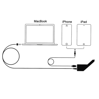 45W 14.85V 3.05A 5 Pin T Style MagSafe 2 Car Charger with 1 USB Port for Apple Macbook A1466 / A1436 / A1465 / A1435 / MD224 / MD231 / MD761 / MD711, Length: 1.7m(White) - Cable & Adapter by buy2fix | Online Shopping UK | buy2fix