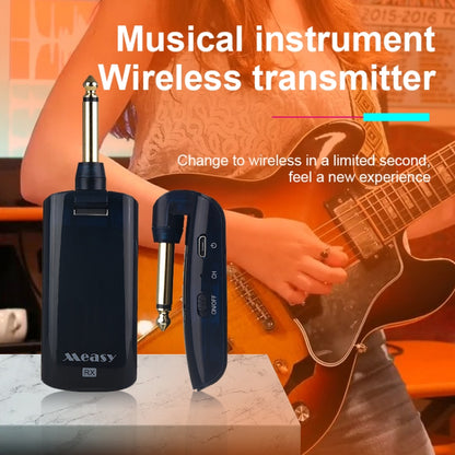 Measy AU688-U 20 Channels Wireless Guitar System Rechargeable Musical Instrument Transmitter Receiver - Consumer Electronics by Measy | Online Shopping UK | buy2fix