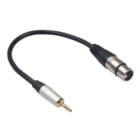 TC210KF183 3.5mm Male to XLR Female Audio Cable, Length: 0.3m - Consumer Electronics by buy2fix | Online Shopping UK | buy2fix