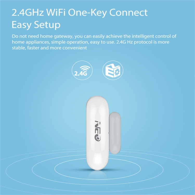 NEO NAS-DS01W Wireless WiFi Realtime LED Door Sensor & Window Sensor - Security by buy2fix | Online Shopping UK | buy2fix