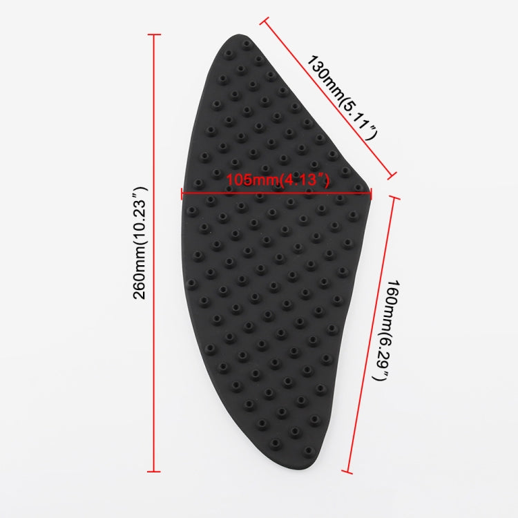 MB-OC024 Motorcycle Modification Accessories Pasteable Tank Anti-slip Side Insulation Protection Pad for Yamaha / Kawasaki / Honda - Protective Gear by buy2fix | Online Shopping UK | buy2fix