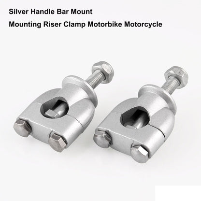 MB-MH027-S Universal Motorcycle Aluminum + Iron 22mm Single Hole Handlebar Fixed Bracket - Others by buy2fix | Online Shopping UK | buy2fix