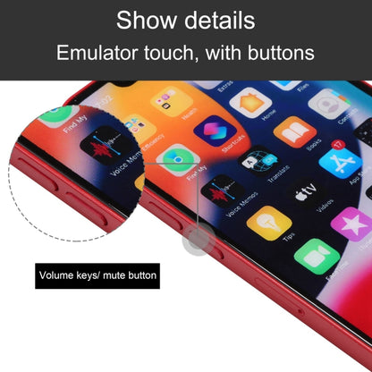 For iPhone 13 Color Screen Non-Working Fake Dummy Display Model (Red) - Mobile Accessories by buy2fix | Online Shopping UK | buy2fix