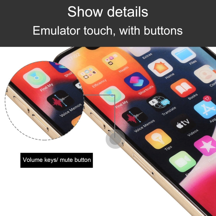 For iPhone 13 Pro Color Screen Non-Working Fake Dummy Display Model(Gold) - Mobile Accessories by buy2fix | Online Shopping UK | buy2fix