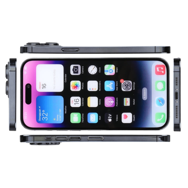 For iPhone 14 Pro Max Color Screen Non-Working Fake Dummy Display Model (Space Black) - For iPhone & iPad by buy2fix | Online Shopping UK | buy2fix