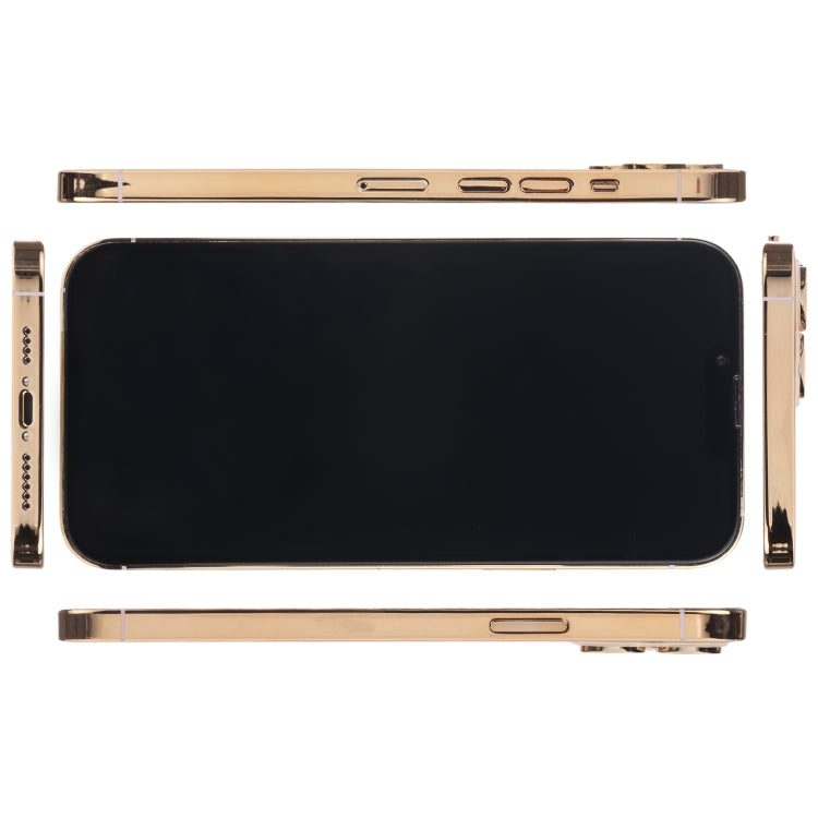 For iPhone 13 Pro Black Screen Non-Working Fake Dummy Display Model (Gold) - For iPhone & iPad by buy2fix | Online Shopping UK | buy2fix