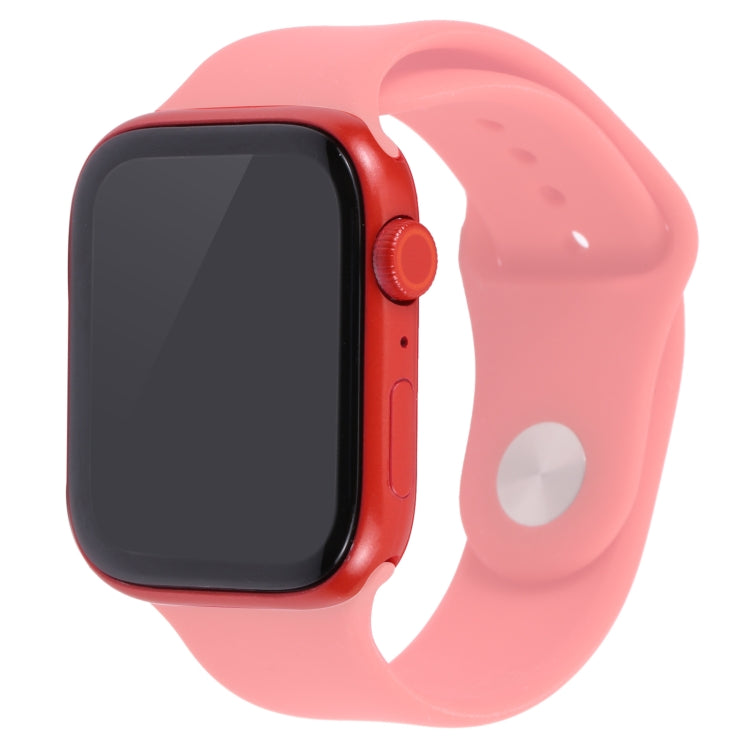 For Apple Watch Series 8 45mm Black Screen Non-Working Fake Dummy Display Model, For Photographing Watch-strap, No Watchband(Red) - Watch Model by buy2fix | Online Shopping UK | buy2fix