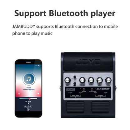 JOYO JAM BUDDY Bluetooth 4.0 Dual Channel with Effector Charging Guitar Small Speaker(Black) - String Instrument Accessories by JOYO | Online Shopping UK | buy2fix