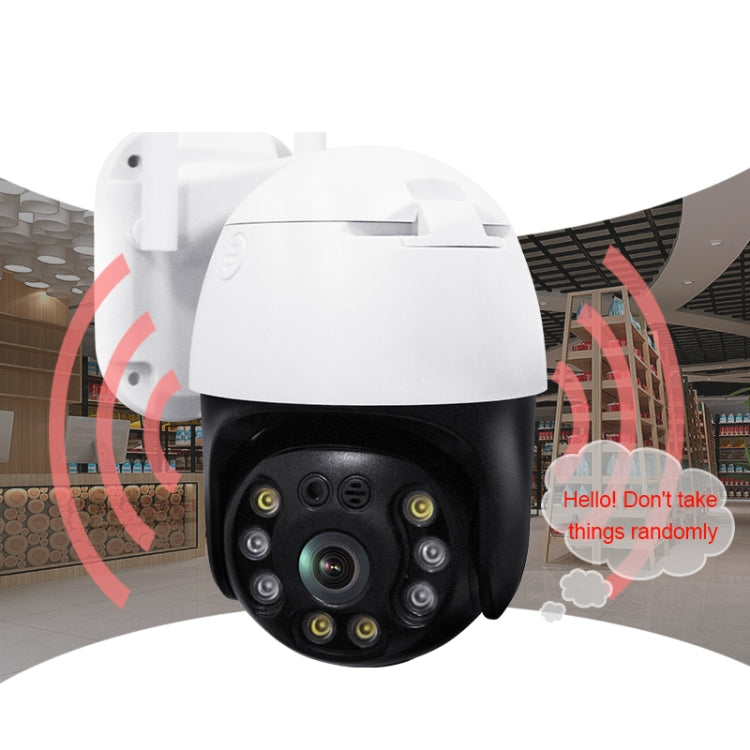 QX36 1080P 3.0MP 3.6mm Lens IP65 Waterproof PTZ 360 Degree Rotating WIFI Camera, Support Day and Night Full Color & Two-way Voice Intercom & Motion Humanoid Detection & Video Playback & 128GB TF Card, AU Plug - Security by buy2fix | Online Shopping UK | buy2fix