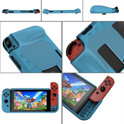 TPU Soft Protective Shell Drop Resistance for Nintendo Switch(Blue) - Cases by buy2fix | Online Shopping UK | buy2fix