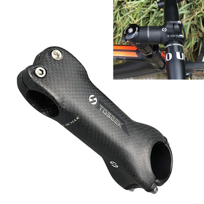 TOSEEK All Carbon Fiber 3KUD Texture Road Mountain Bike Ultra-light Handlebar Stem Riser Faucet, Size: 6 Degree, 100mm (Matte) - Outdoor & Sports by TOSEEK | Online Shopping UK | buy2fix