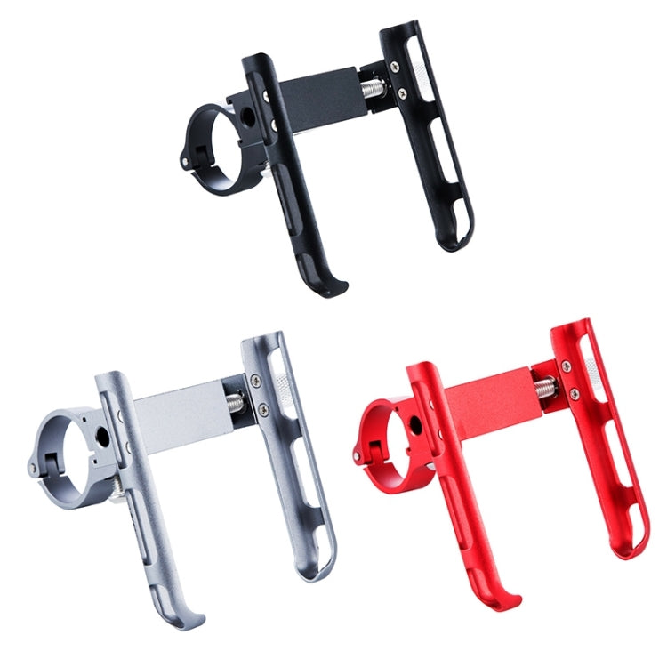 BIKERSAY MP007 Universal Aluminum Alloy Motorcycle Bicycle Phone Holder (Titanium Color) - Holders by BIKERSAY | Online Shopping UK | buy2fix