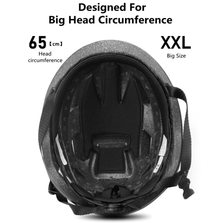 GUB CJD Integrally-Molded Bicycle Goggles Helmet With Tail Light(Titanium Color) - Protective Helmet & Masks by GUB | Online Shopping UK | buy2fix