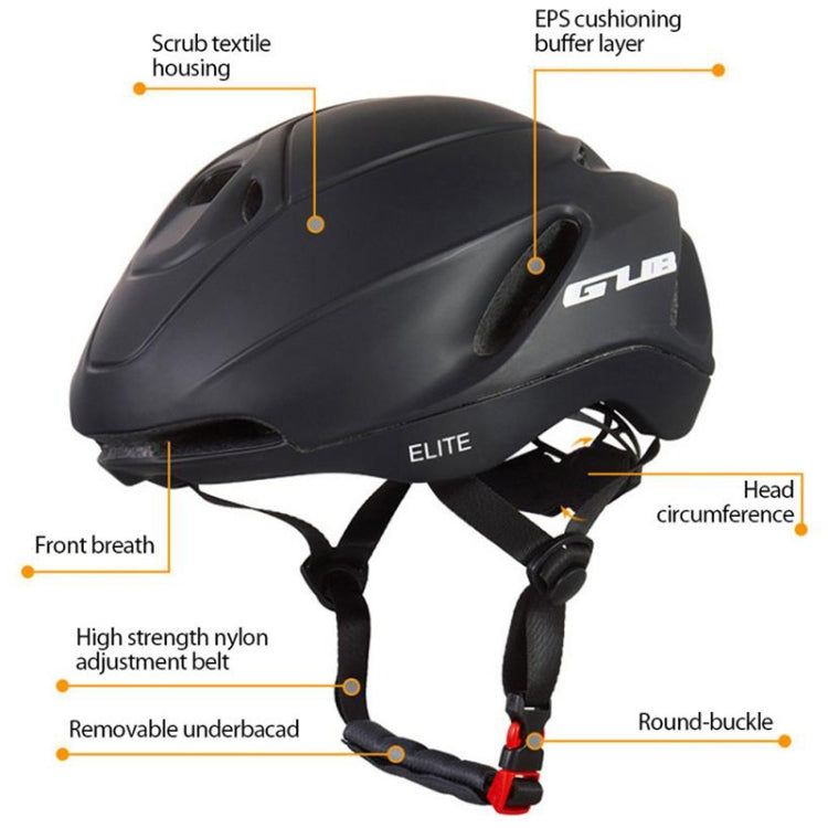 GUB Elite Unisex Adjustable Bicycle Riding Helmet, Size: L(Navy Blue) - Protective Helmet & Masks by GUB | Online Shopping UK | buy2fix