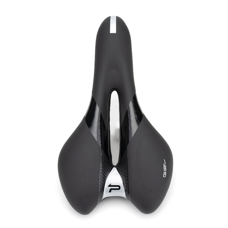 PROMEND SD-567 Hollow Breathable Silicone Racing Bicycle Saddle(Black White) - Outdoor & Sports by PROMEND | Online Shopping UK | buy2fix