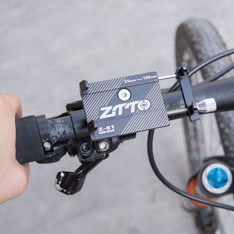 ZTTO Mountain Bike Bicycle Phone Holder Handlebar Frame Motorcycle Riding Bracket (Black) - Holders by ZTTO | Online Shopping UK | buy2fix