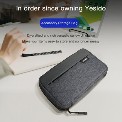 Yesido WB32 Multifunctional Digital Accessories Storage Bag (Black) - Digital Storage Bag by Yesido | Online Shopping UK | buy2fix