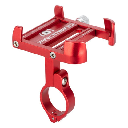 PROMEND SJJ-275 Bicycle Aluminum Alloy Phone Holder for Handlebar (Red) - Outdoor & Sports by PROMEND | Online Shopping UK | buy2fix