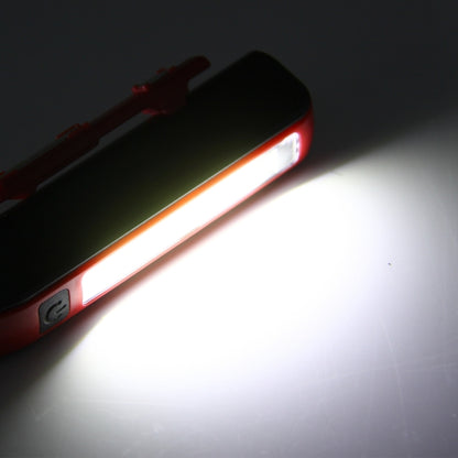 100LM High Brightness Pen Shape Work Light / Flashlight, White Light , COB LED 2-Modes with 90 Degree Rotatable Magnetic Pen Clip(Red) - LED Flashlight by buy2fix | Online Shopping UK | buy2fix