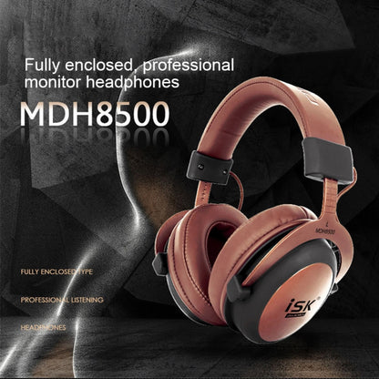 ISK MDH8500 Fully Enclosed Dynamic Stereo Monitor Wired Headset Noise Canceling Studio Headphone - Multimedia Headset by buy2fix | Online Shopping UK | buy2fix