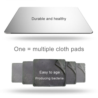 Aluminum Alloy Double-sided Non-slip Mat Desk Mouse Pad, Size : M(Grey) - Mouse Pads by buy2fix | Online Shopping UK | buy2fix