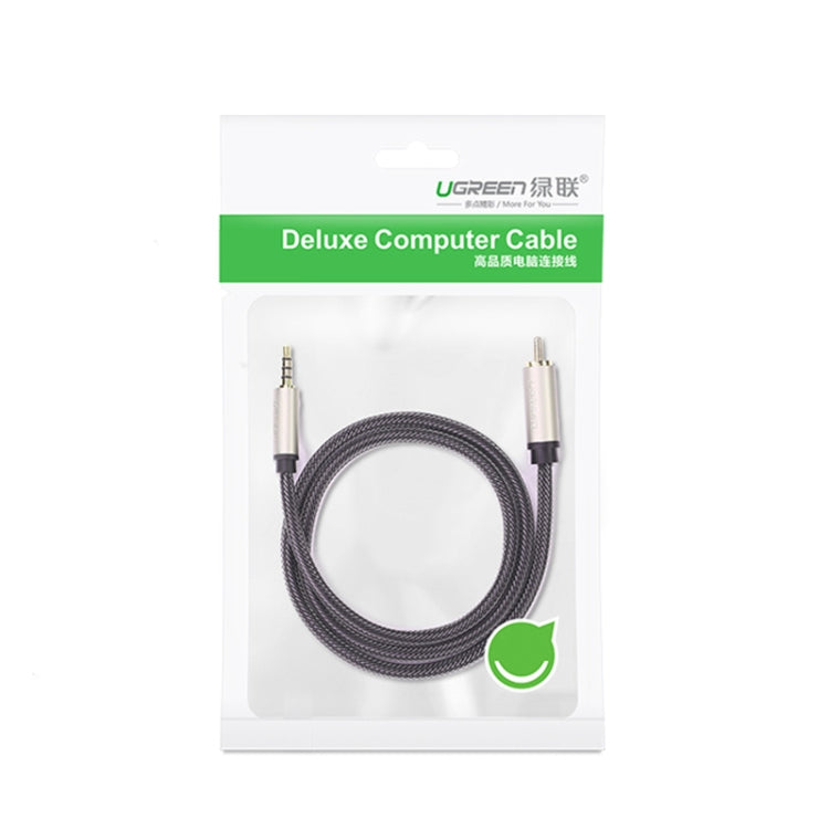 UGREEN 3.5mm to RCA Audio Cable Xiaomi Mi 1/2 TV Digital SPDIF Cable, Length: 2m (Black) - RCA Cable by UGREEN | Online Shopping UK | buy2fix