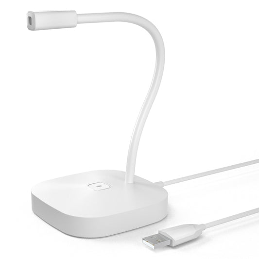 Yanmai G22 USB Desktop Computer Microphone (White) - Microphone by Yanmai | Online Shopping UK | buy2fix