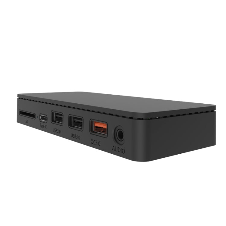 Onten OT-65002 12 in 1 Multifunctional Type-C + USB + RJ45 + HDMI Docking Station(Black) - USB HUB by Onten | Online Shopping UK | buy2fix