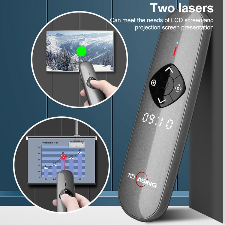 ASiNG A8 32GB Green Laser PPT Page Turning Pen Wireless Presenter -  by ASiNG | Online Shopping UK | buy2fix