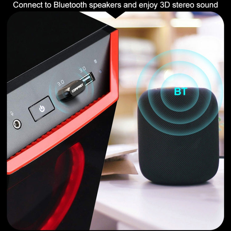 COMFAST B01 Bluetooth 5.0 USB Audio Adapter - Bluetooth Dongle by COMFAST | Online Shopping UK | buy2fix